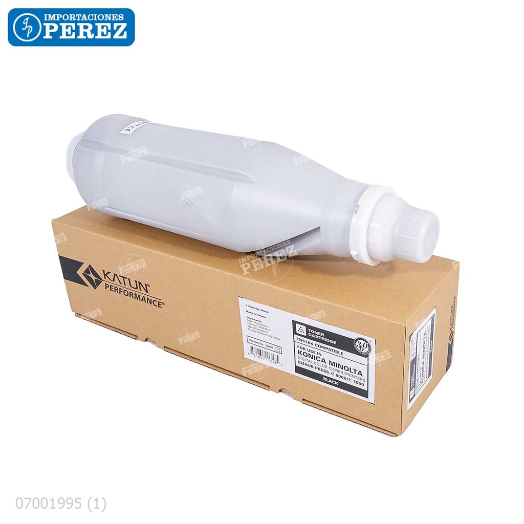 Toner Cartucho Black Konica Minolta [Katun Performance] TN616K 900g 