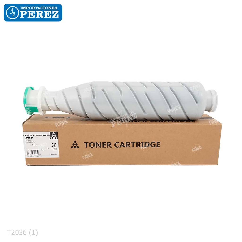 Toner Cartucho Konica Minolta [Cet] TN710 1160g 