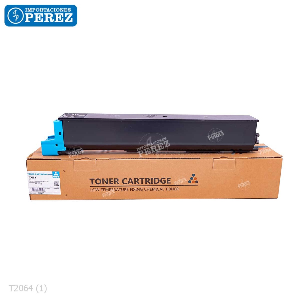 Toner Cartucho Cyan Konica Minolta [Cet] 110/220v TN715C 791g 
