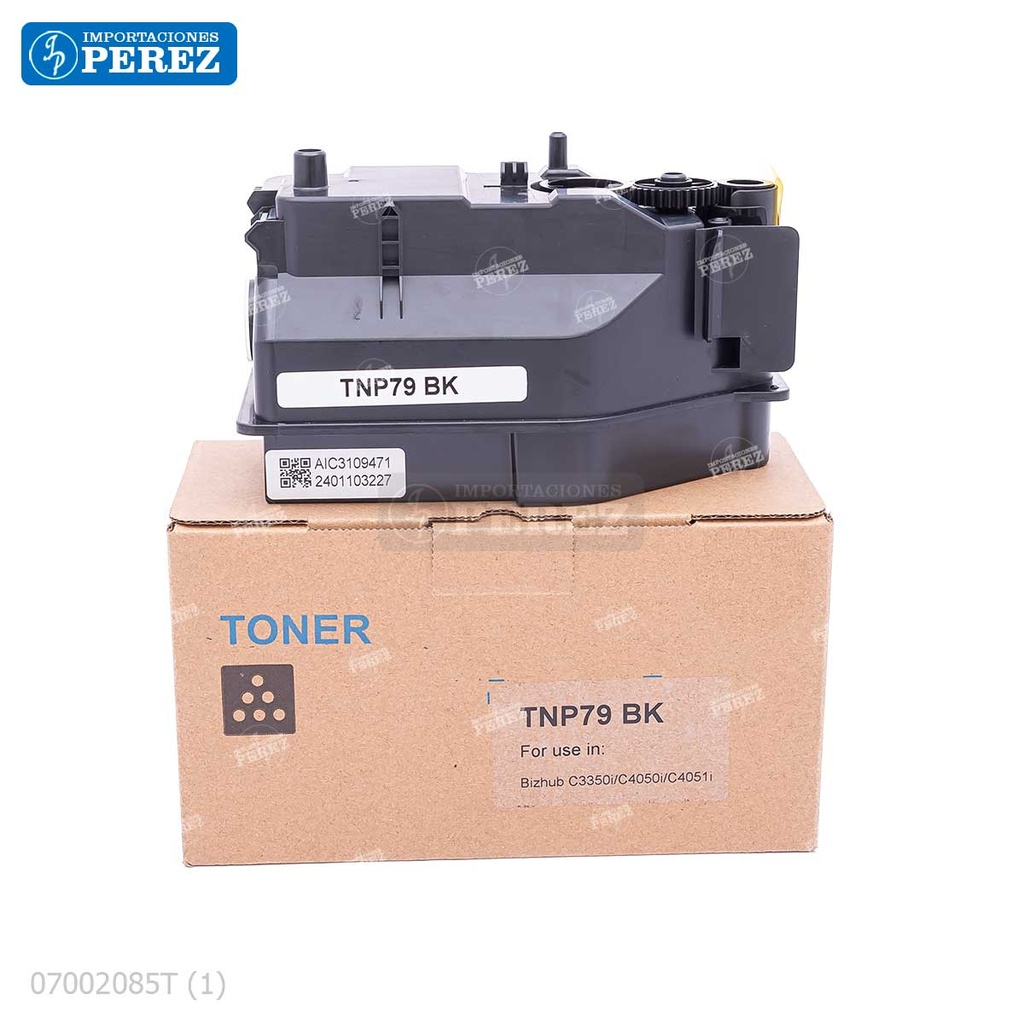 Toner Cartucho Black Konica Minolta [DKI] 110v TNP79K/TNP80K/TNP81K 278g 