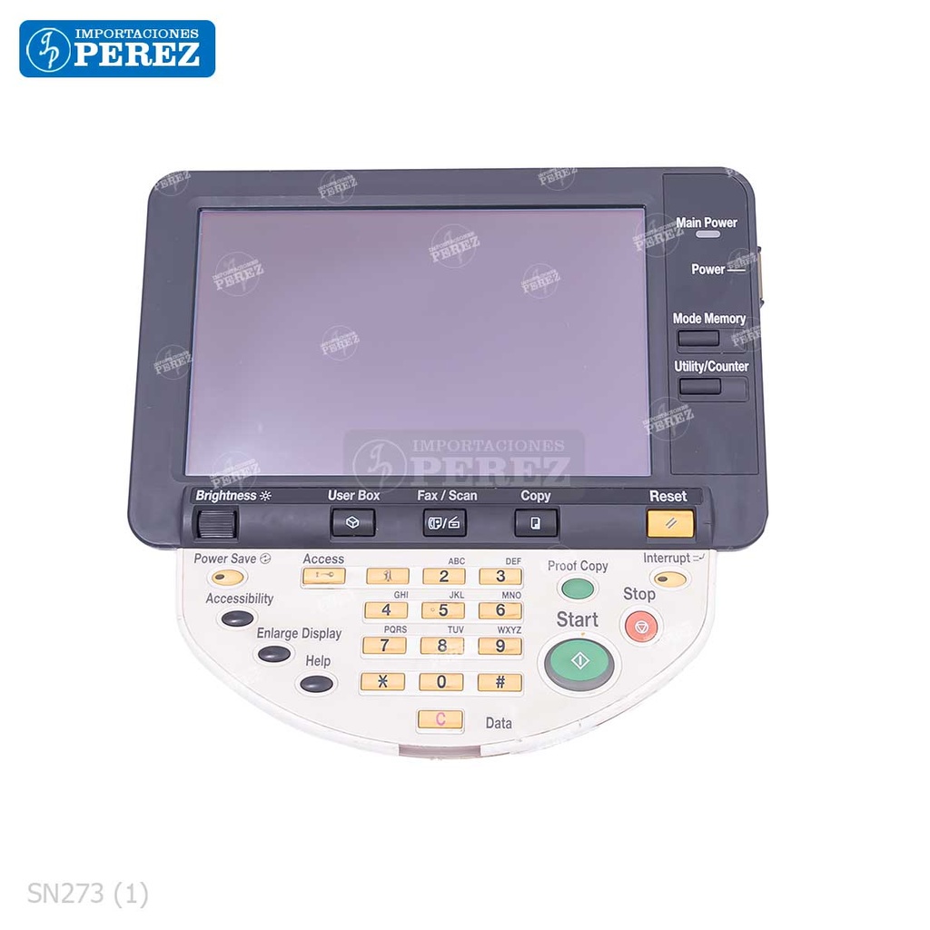 Panel Completo (SOLO PANEL) - SEMI-NUEVO [Original - Konica Minolta]