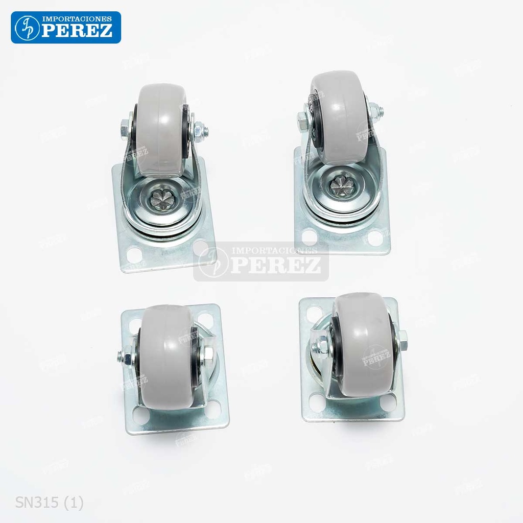 Garrucha/Llanta Industrial Plataforma Giratoria (Kitx04) [Original]