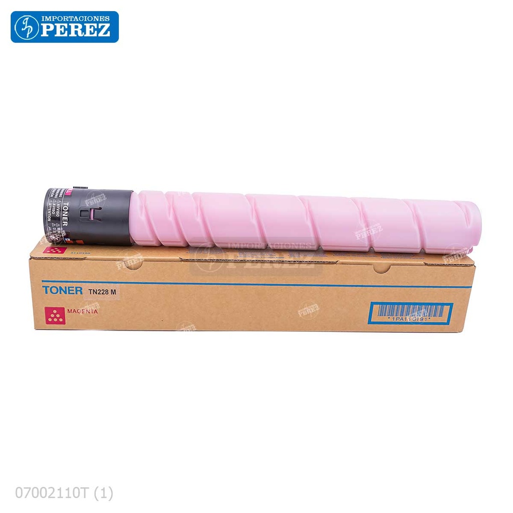 Toner Cartucho Magenta Konica Minolta [Dki] TN228M 220V 530g 