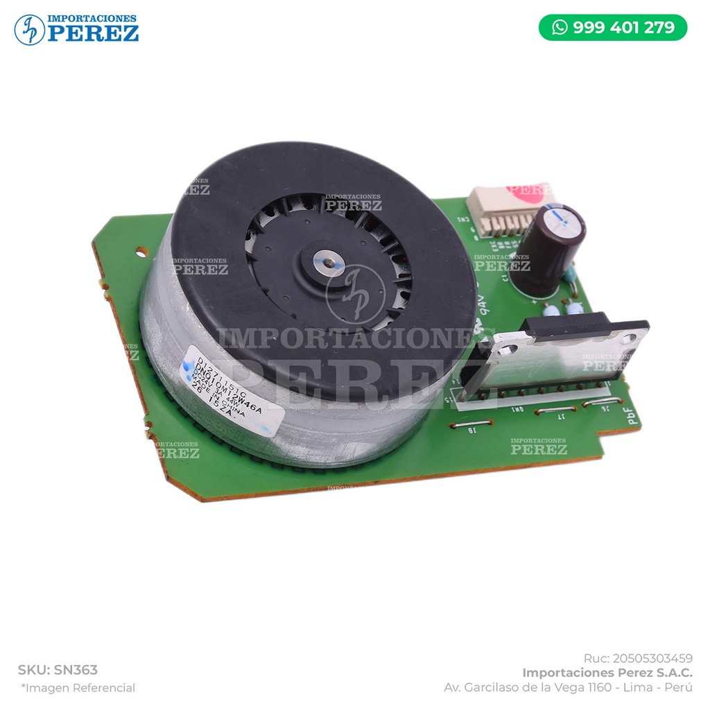 Motor Principal de Bloque Piñones 24V-3A-44W - SEMI-NUEVO [Original - Ricoh]