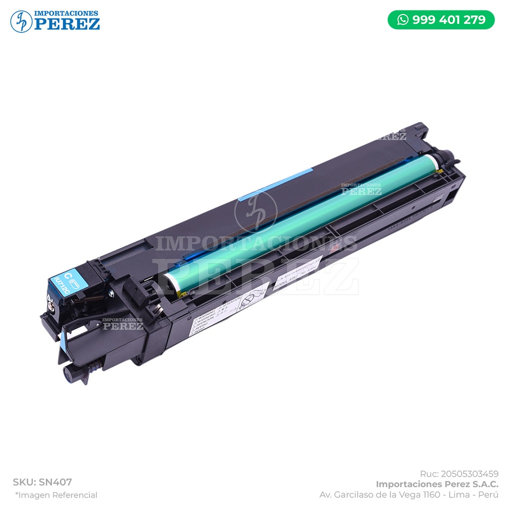 Unidad Imagen Cyan IU712C Completo (Cilindro + Revelado) 110v/220v (UNIT IMAGING:C)- SEMI-NUEVO [Original - Konica Minolta]