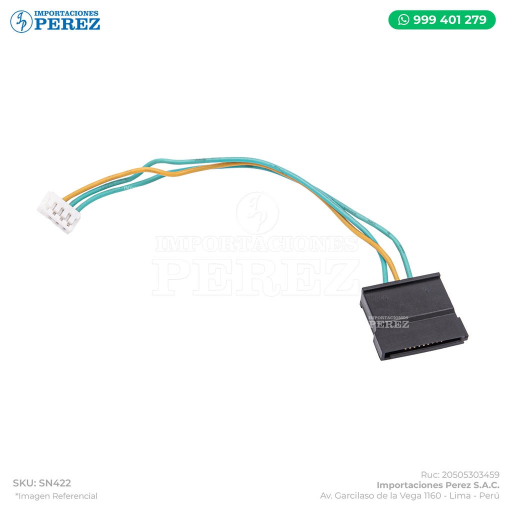 Cable Poder Disco Duro (POWER SOURCE CABLE) - SEMI-NUEVO [Original - Konica Minolta]