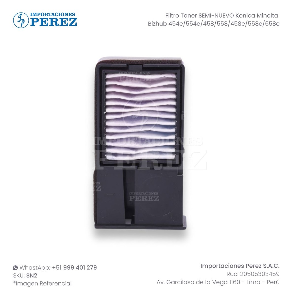 Filtro Toner (TONER FILTER ASSY) - SEMI-NUEVO [Original - Konica Minolta]