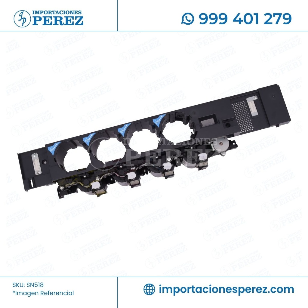 Bloque/Carcasa Alimentación Toner AMRICAN USA 110v - KMCY Completo con Hopper  (TONER SUPPLY SECTION)  - SEMI-NUEVO [Original - Konica Minolta]