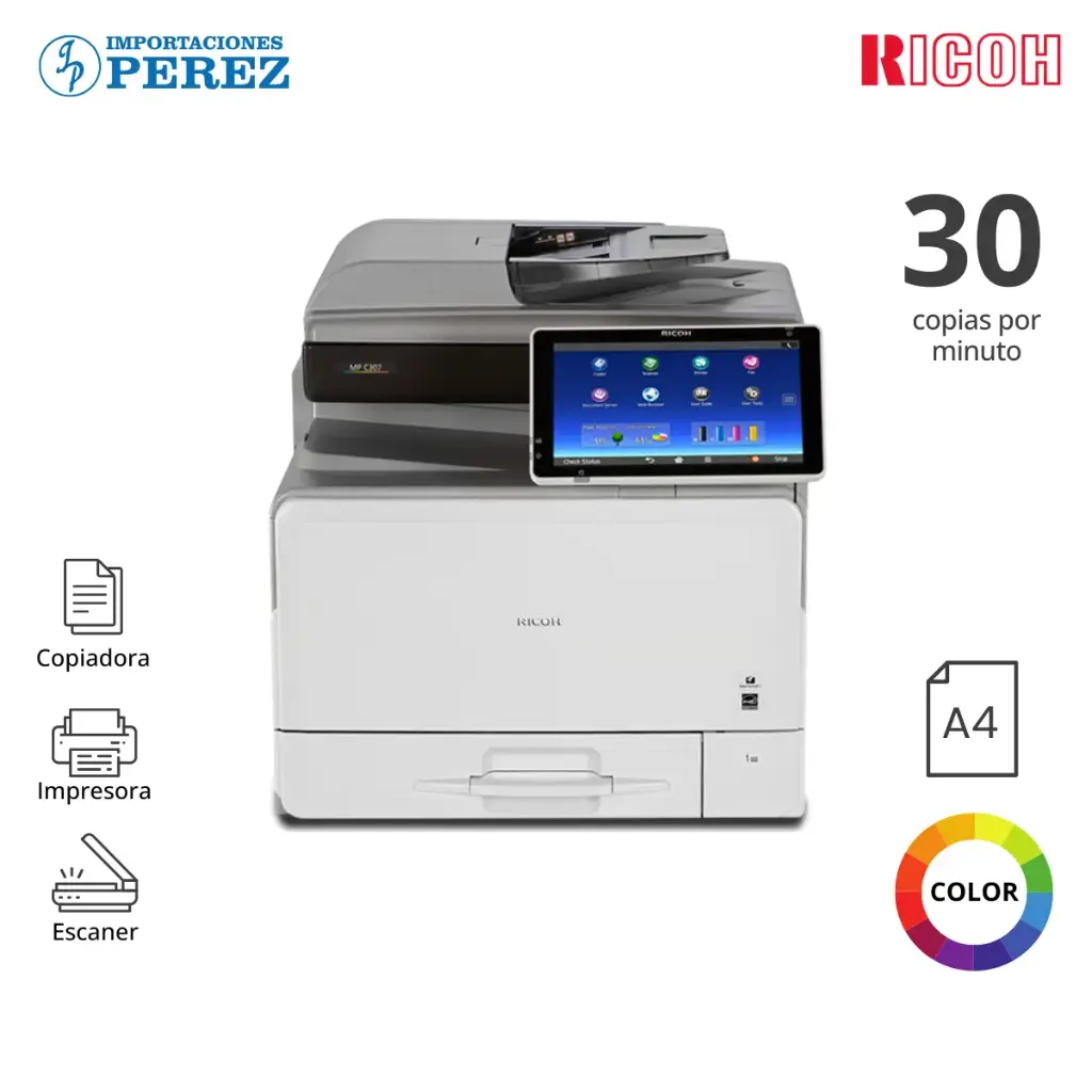 Fotocopiadora Ricoh MP C307