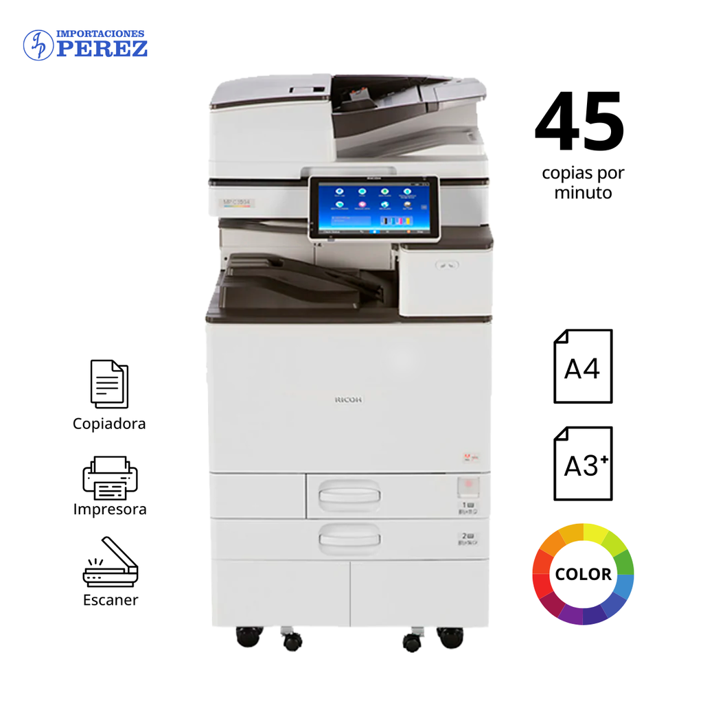 Fotocopiadora Ricoh MP C4504Ex (220v)