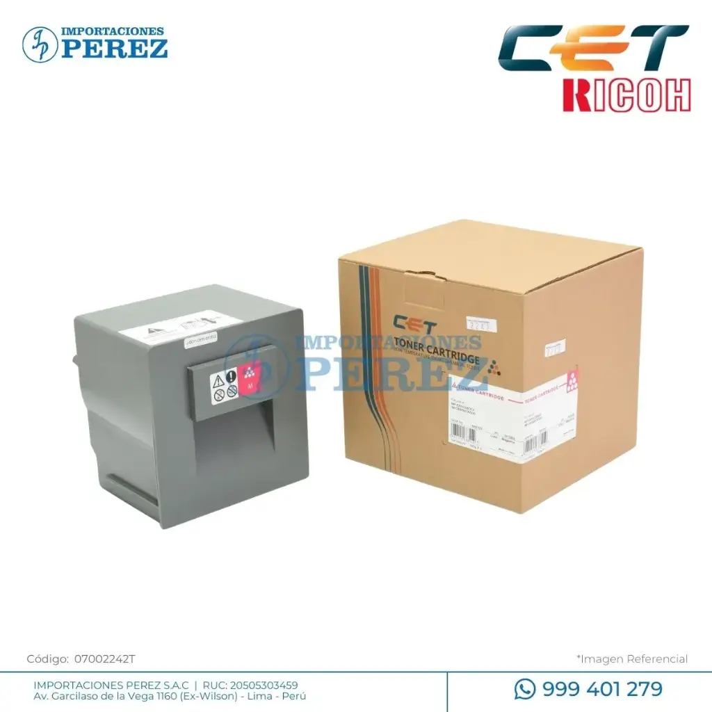 Toner Cartucho Magenta [Cet]