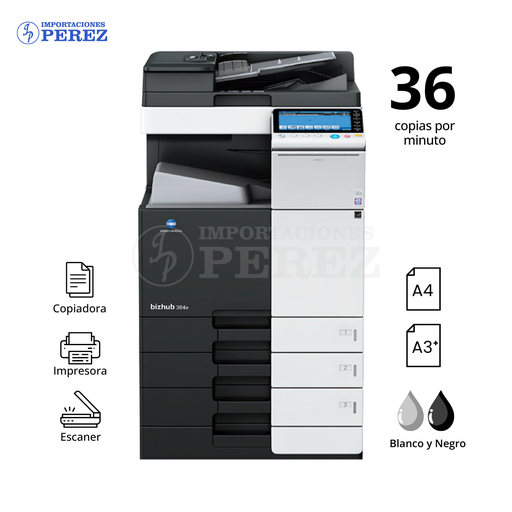 [0103074] Fotocopiadora Konica Minolta Bizhub 364e