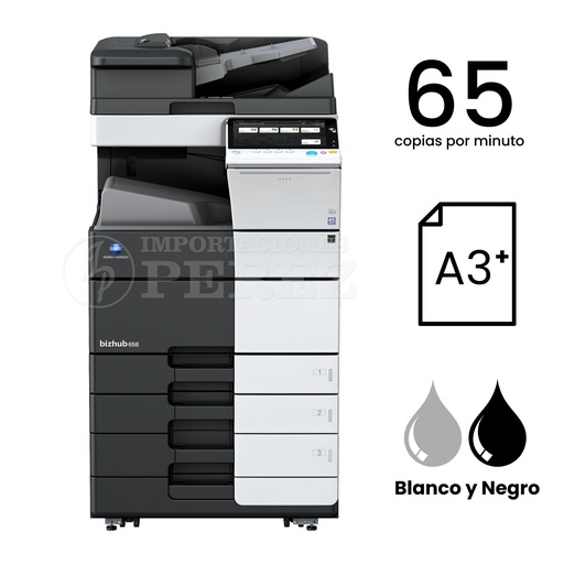 [0103101] Fotocopiadora Konica Minolta Bizhub 658e