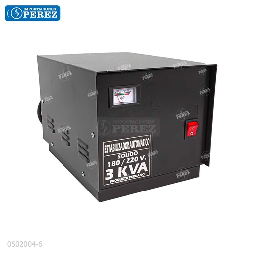 [0502004] Estabilizador 3000w Nacional [E&F] - (220v a 220v) ***garantía de 03 meses***