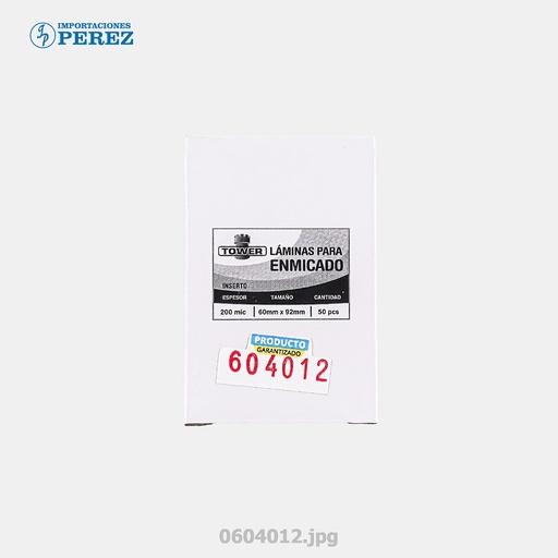 [0604012] Mica Enmicado c/Inserto Carnet 60x92 - 720mic (Caja x 50unds)