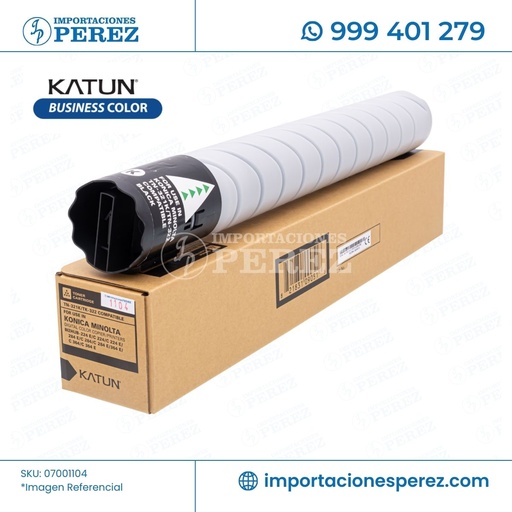 [07001104] Toner Cartucho Black Konica Minolta [Katun Business Color] (Tn321K/322K) (544g)