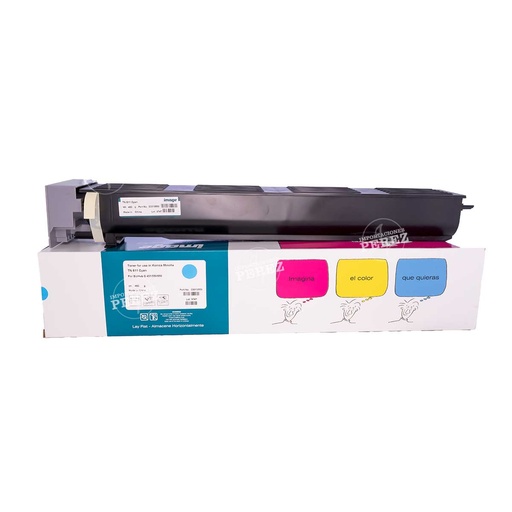 [07001191] Toner Cartucho | Recarga Cyan Konica Minolta [Image] (460g) (Tn611C) 