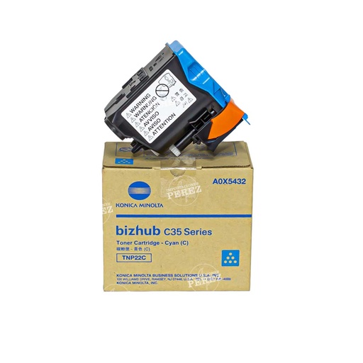 [07001219] Toner Cartucho Cyan Konica Minolta [Konica Minolta] 110v (150g) (TNP22C) 