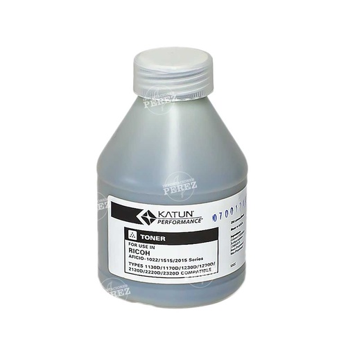 [07001249] Toner Recarga Black Ricoh [Katun Performance] Ricoh Blanco y Negro (250g)