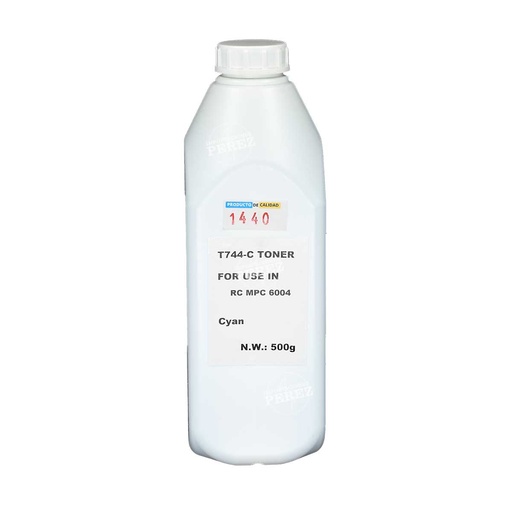 [07001440] Toner Recarga Cyan Ricoh [Dki] Botella/500g Ricoh 