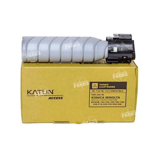 [07001448] Toner Cartucho Konica Minolta [Katun Access] (Kitx02) Tn116/Tn117/Tn118/Tn119 282g 