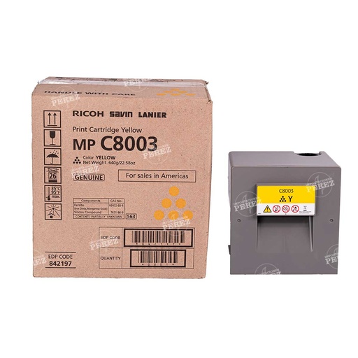 [07001589] Toner Cartucho Yellow 440g [Original - Ricoh]