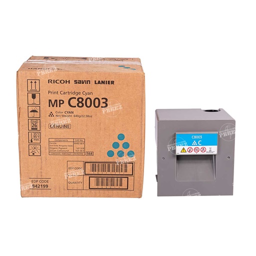 [07001591] Toner Cartucho Cyan 440g [Original - Ricoh]