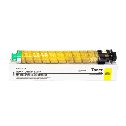 [07001670] Toner Cartucho Yellow Ricoh [Intercopy] (359g) 