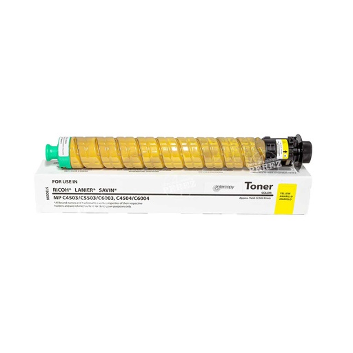 [07001683] Toner Cartucho Yellow Ricoh [Intercopy] 437g 