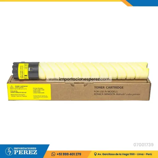 [07001739] Toner Cartucho Yellow Konica Minolta [Intercopy] (514g) (Tn512Y/tn324Y)