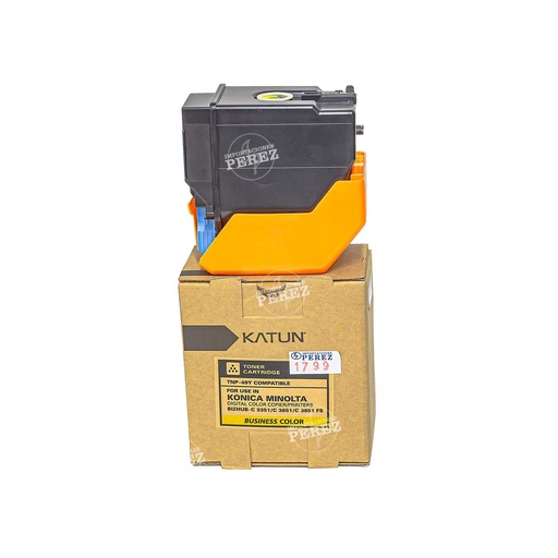 [07001799] Toner Cartucho Yellow Konica Minolta [Katun Performance] (219g) (TNP49Y) 