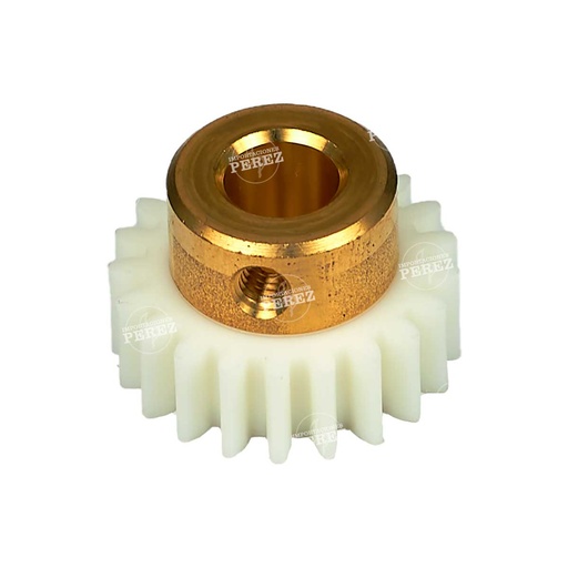 [07002338] Gear [Ricoh - Original] 21T Dorado (Bloque Arrastre N° 02) 