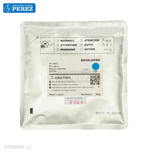 [07006045] Revelador [Cet] Cyan 250g 