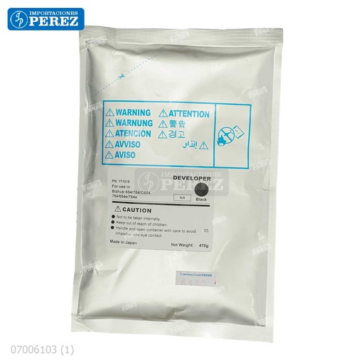 [07006103] Revelador Black 470g [Cet]