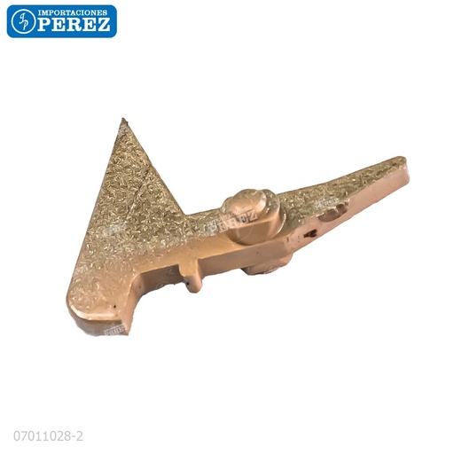 [07011028] Uña [Cet] (Kit x02) c/ Resorte Plomo (Rodillo Calor) 