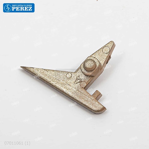 [07011061] Uña [Cet] (Kit x02) c/Resorte Plomo (Rodillo Calor) 