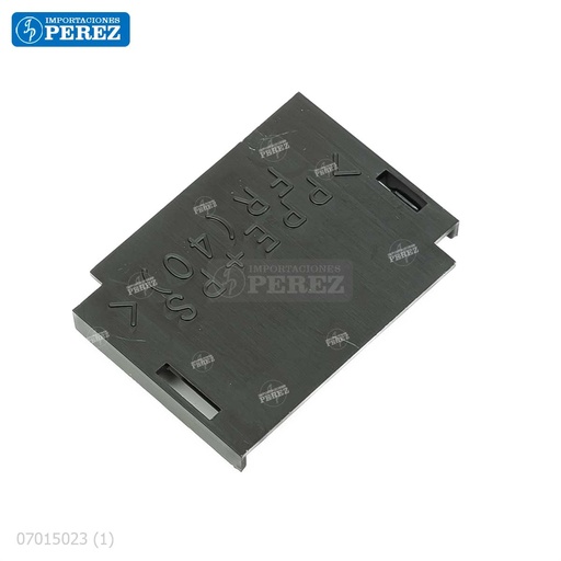 [07015023] Tapa [Konica Minolta - Original] Front Negro (Block Corona Transferencia) 