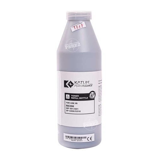 [07001042] Toner Recarga Ricoh [Katun Performance] (Type Mp601) 590g