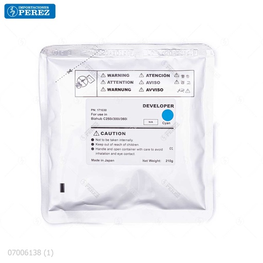 [07006138] Revelador Cyan [Cet] (210g)