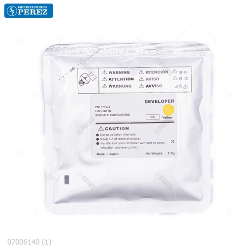 [07006140] Revelador Yellow [Cet] (210g)