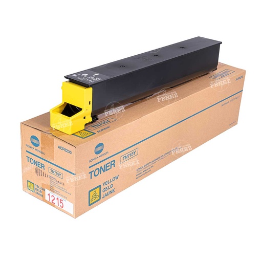 [07001215] Toner Cartucho Yellow Konica Minolta [Original] 110v TN715Y 771g 