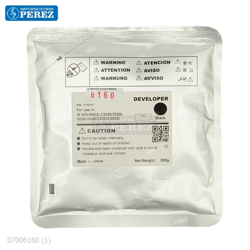 [07006160] Revelador Black 200g [Cet]