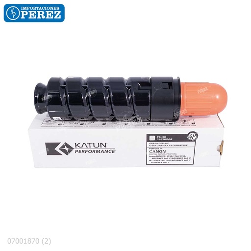 [07001870] Toner Cartucho Canon [Katun Performance] GPR39/GPR48 696g