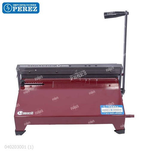 [040203001] Espiraladora A3 Modelo: Lassane [ESPIRAMATIC]