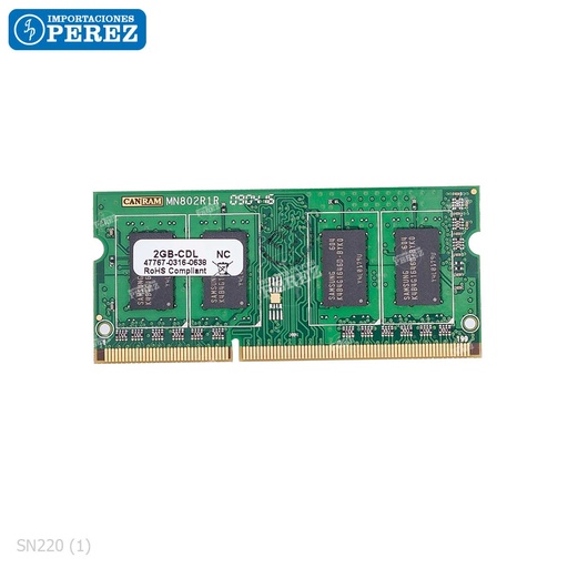 [SN220] Memoria RAM de Tarjeta IR MFPB - SEMI-NUEVO [Original - Konica Minolta]