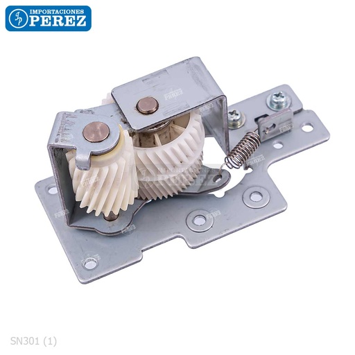 [SN301] Bloque Piñones Acople Unidad Transferencia c/base (Gear 55/34T + Gear 20T) - SEMI-NUEVO [Original - Konica Minolta]