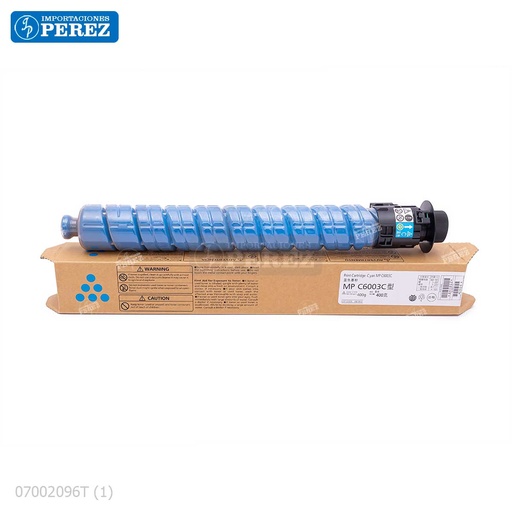 [07002096T] Toner Cartucho Cyan Ricoh [Dki - Presentación Original]  400g 