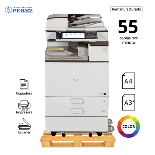 [0107034] Fotocopiadora Ricoh MP C5503 REMANUFACTURADA *****ANTES DE CONECTAR EL EQUIPO VERIFICAR EL VOLTAJE*****