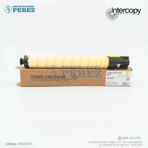 [07002125T] Toner Cartucho Yellow Ricoh [Cet] 102g - 6K 