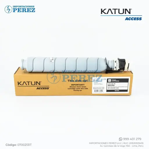 [07002131T] Toner Cartucho Black Ricoh [Katun Performance] 264g - 17K 